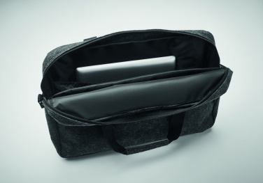 Logotrade advertising product picture of: 15 inch RPET felt laptop bag